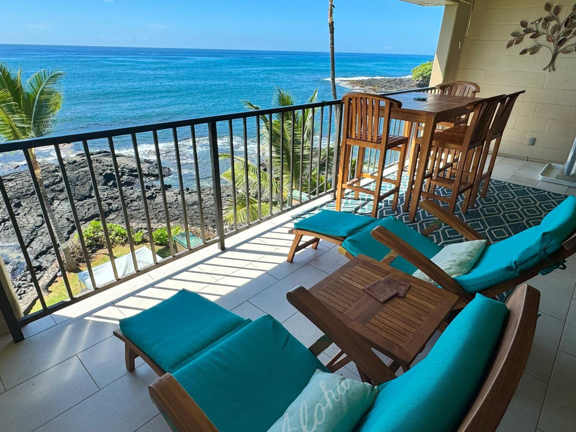 Oceanfront Luxury Condo Kailua-Kona Bagian luar foto